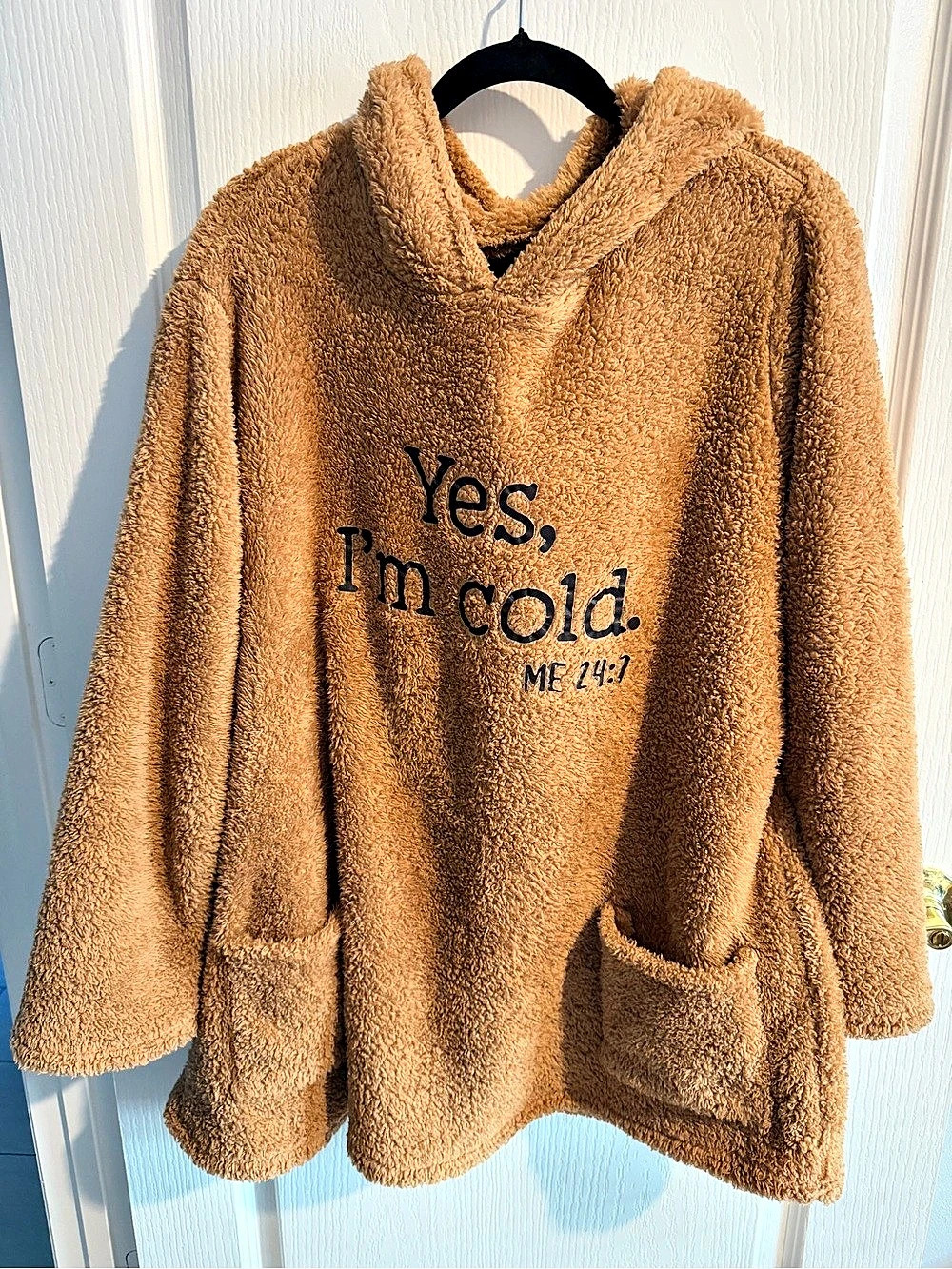 Brown Teddy pullover Size 2XL Like New